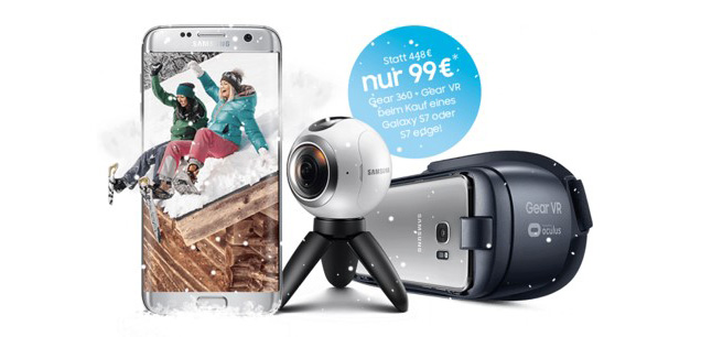 Samsung-Aktion: Gear 360 und Gear VR für 99 €
